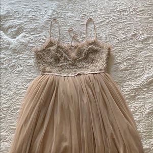 Sequin and tulle cocktail dress